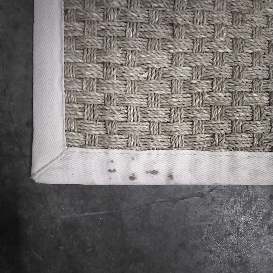 DOLLARD MACHINE WOVEN BROWN RUG APPROXIMATELY 270X184CM