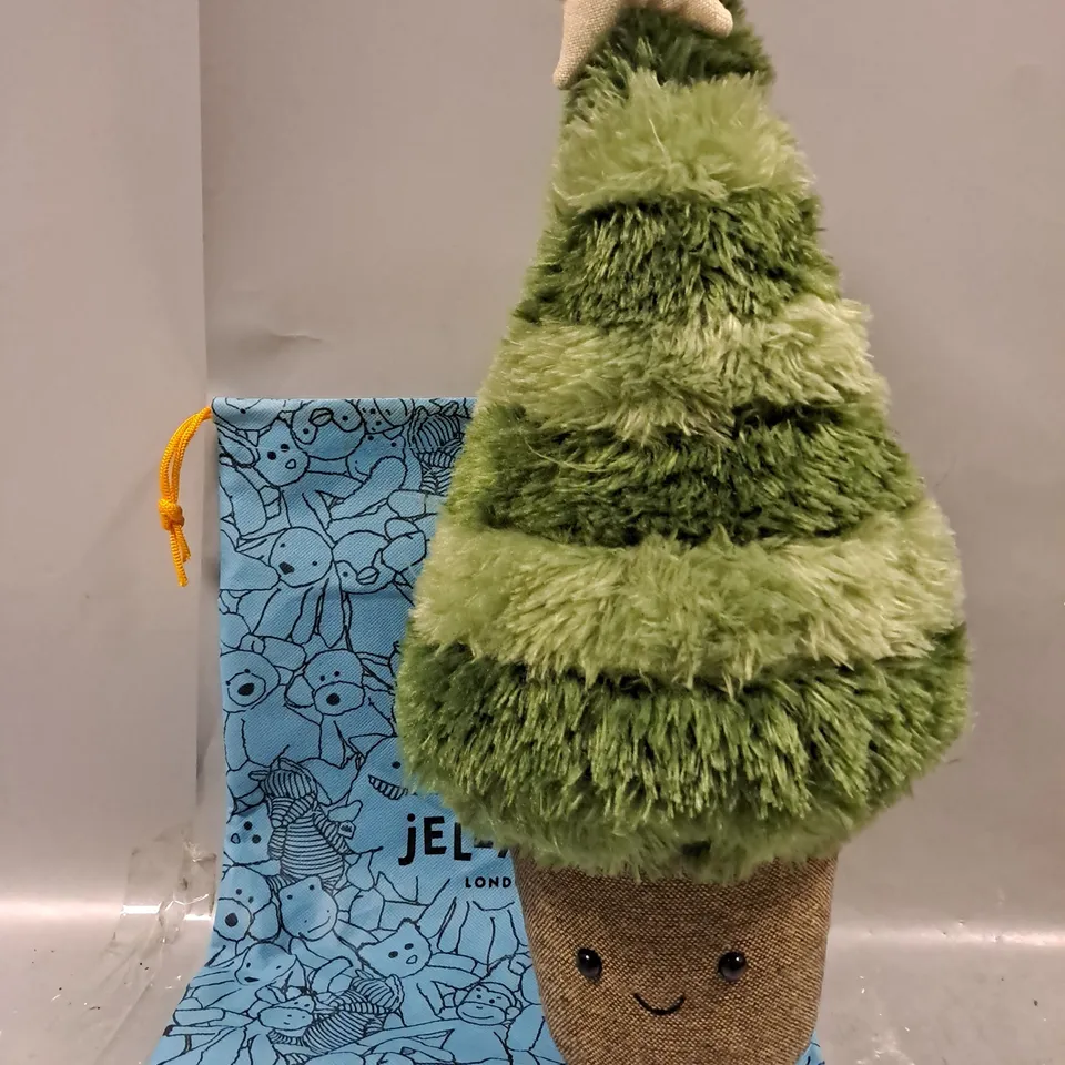 JELLYCAT I AM LARGE AMUSEABLE NORDIC SPRUCE CHRISTMAS TREE SOFT PLUSH