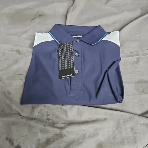 DRUIDS LUKEY POLO IN NAVY SIZE L