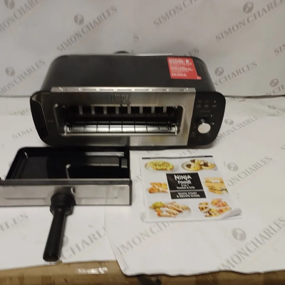 BOXED NINJA 2-IN-1 TOASTER & GRILL ST100UK