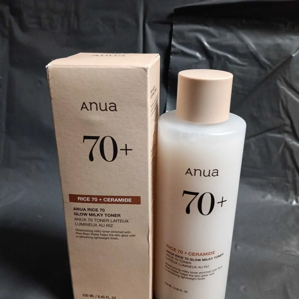 ANUA RICE 70+ GLOW MILKY TONER – 250ML