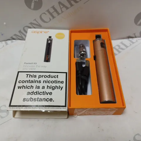 BOXED ASPIRE POCKEX KIT E-CIGARETTE ROSE GOLD