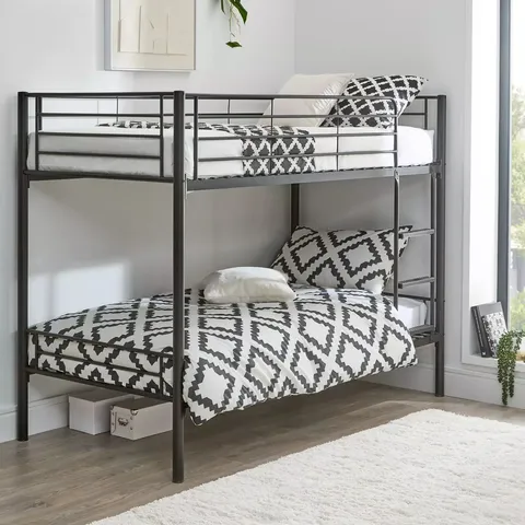 BOXED KIDSPACE CYBER BLACK BUNK BED FRAME (1 BOX)