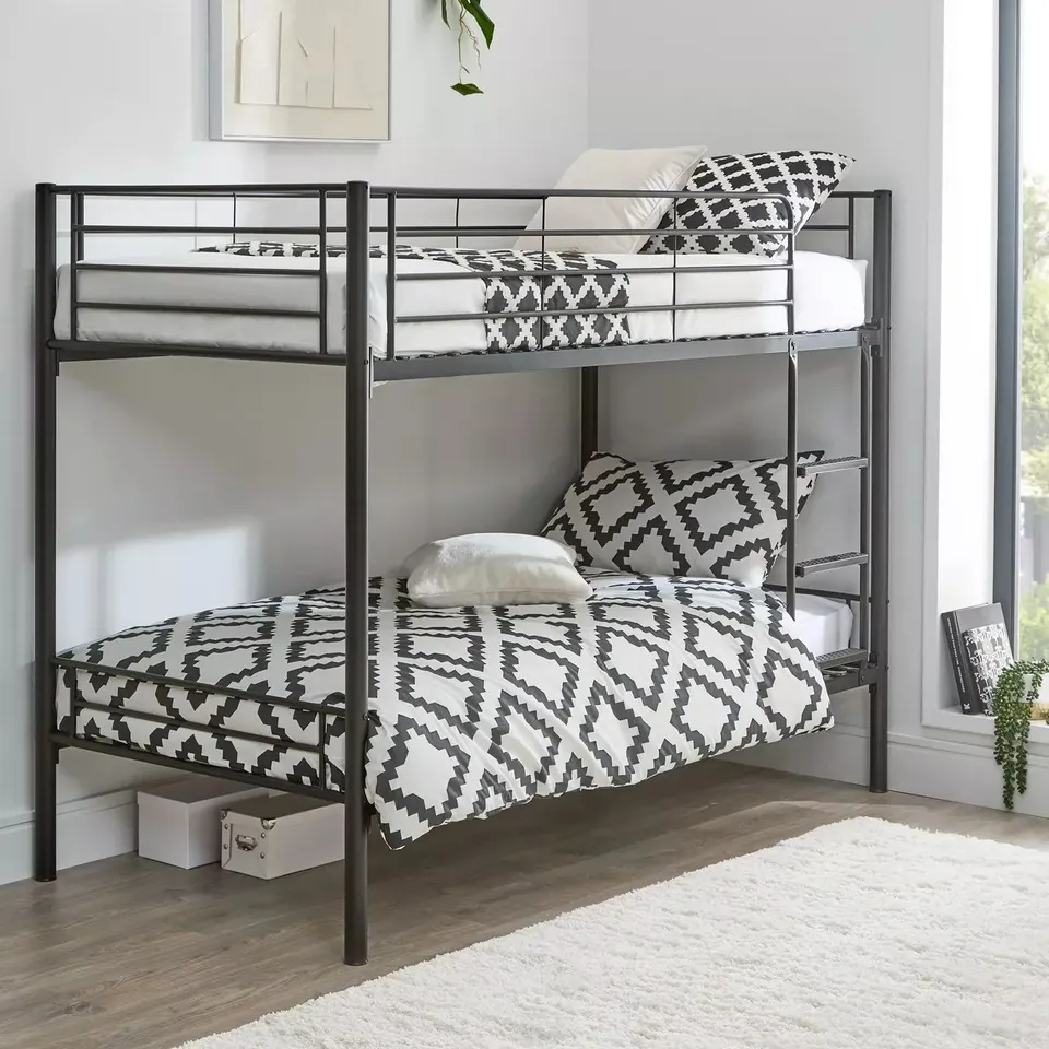 BOXED KIDSPACE CYBER BLACK BUNK BED FRAME (1 BOX) RRP £299.99