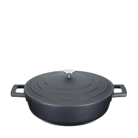 MASTERCLASS LIGHTWEIGHT 4 LITRE CAST ALUMINIUM PAN WITH LID