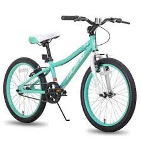 BOXED HILAND 20 INCH KIDS MOUNTAIN BIKE - MINT GREEN (1 BOX)