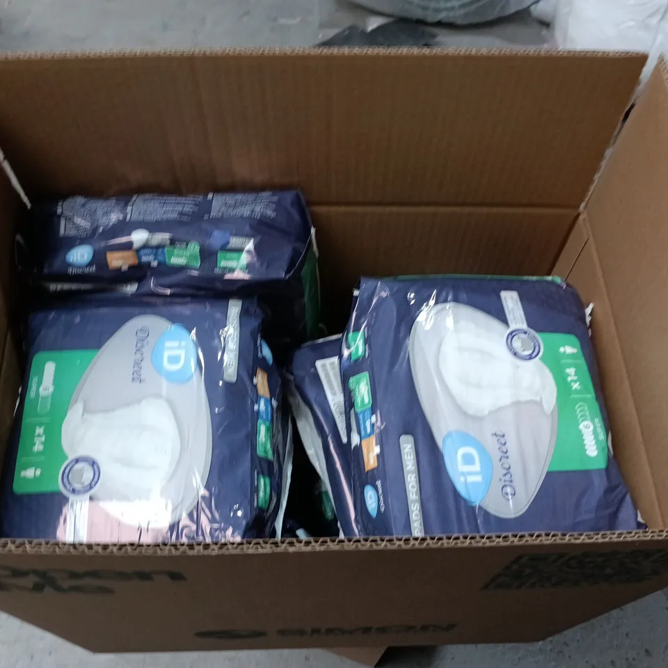 LOT OF 12 ID DISCREET 14-PACKS OF PADS FOR MEN - 6