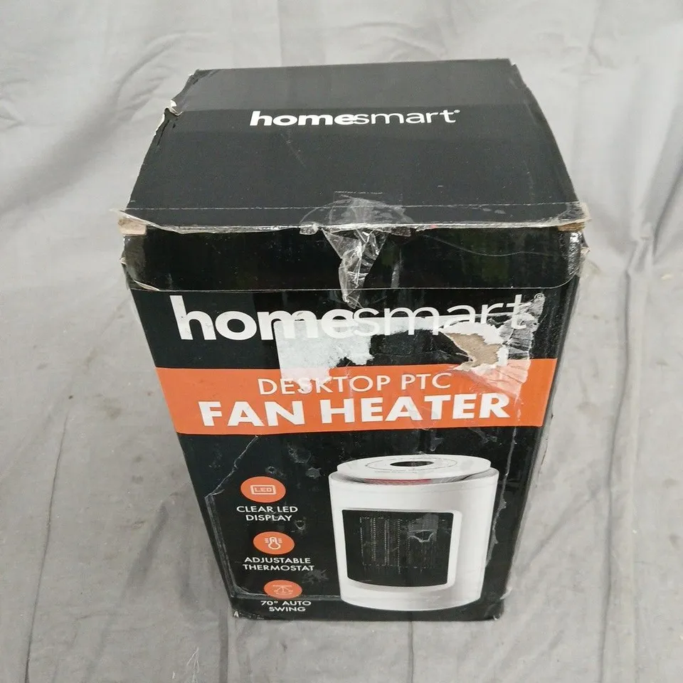 HOMESMART DESKTOP PTC FAN HEATER – BOXED