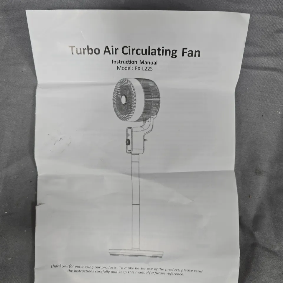 BLISS & BEYOND AIR CIRCULATOR TURBO FAN – MODEL FX-L22S