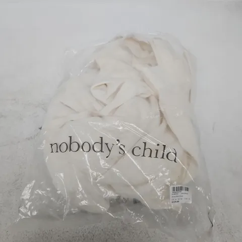 NOBODY'S CHILD DILLON SHIRT DRESS – SOFT BEIGE, UK 14