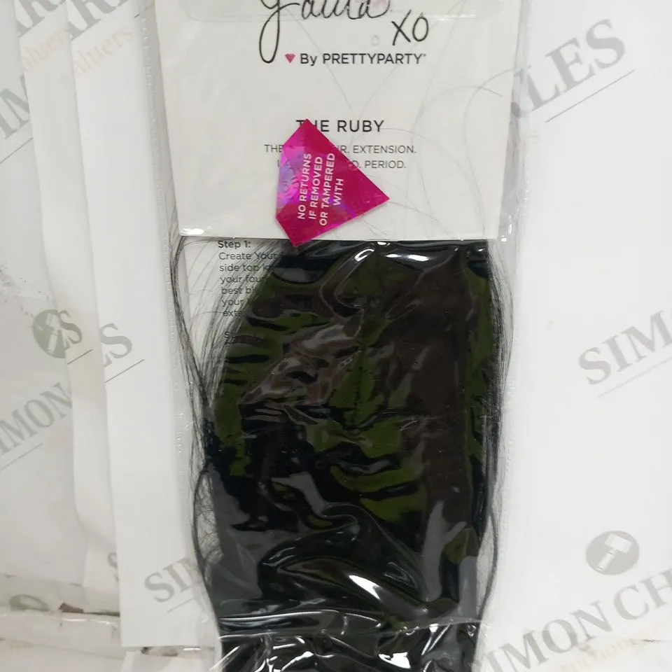 LOVE LAURA BY PRETTY PARTY THE RUBY BLACK HAIR EXTENSION