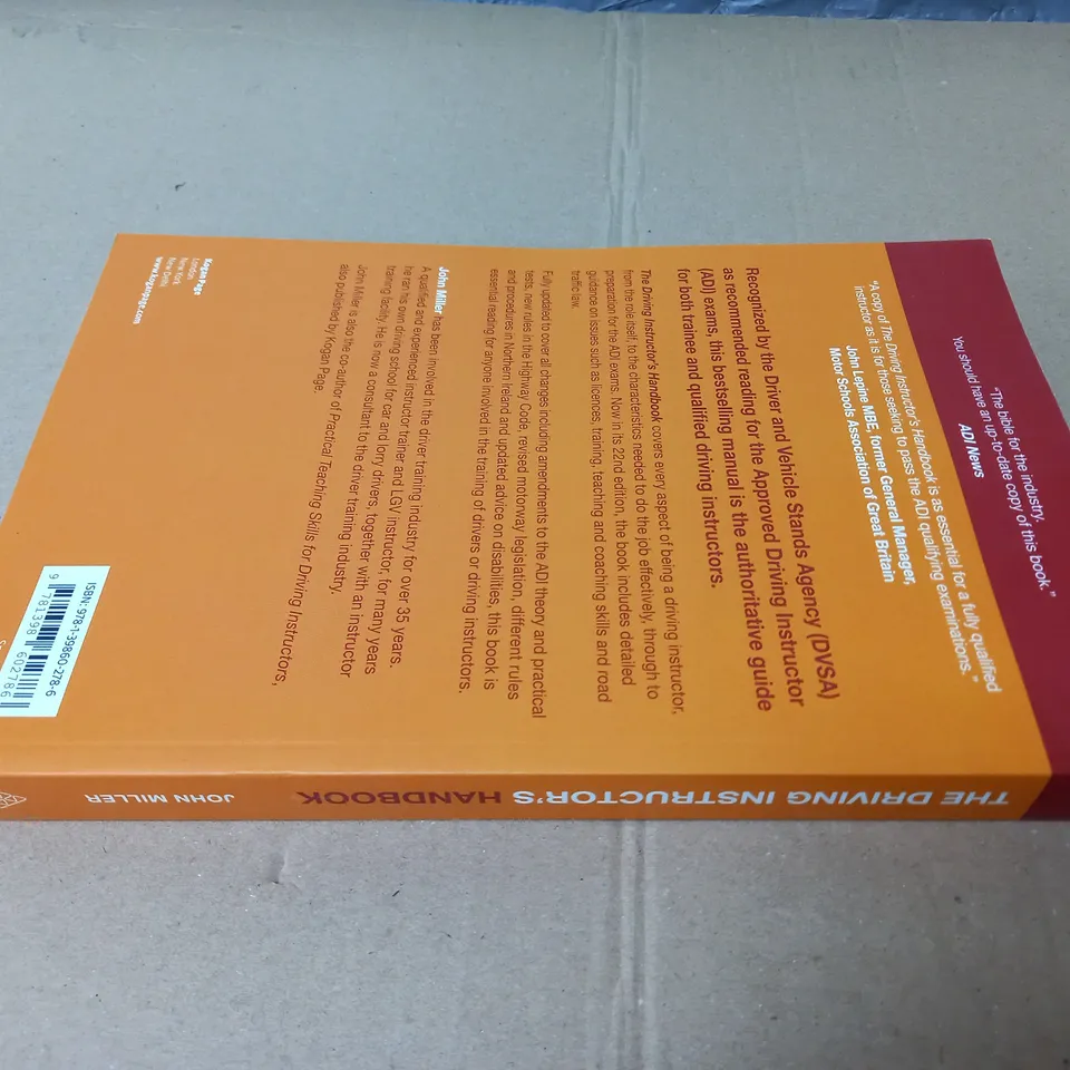 JOHN MILLER THE DRIVING INSTRUCTORS HANDBOOK