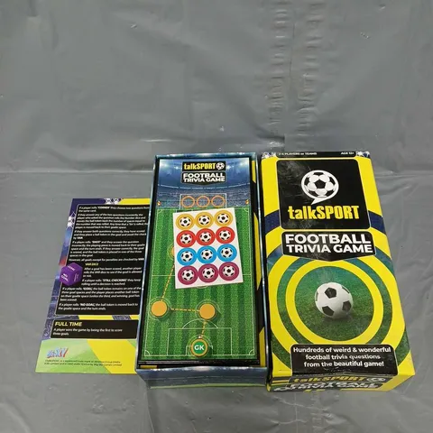 BOXED TALKSPORT FOOTBALL TRIVIA GAME