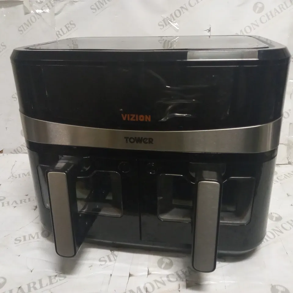 TOWER T17100 VORTX VIZION 9L DUAL BASKET AIR FRYER