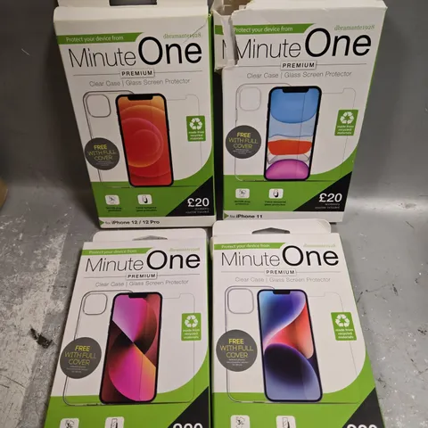 APPROXIMATELY 40 MINUTE ONE CLEAR PROTECTIVE CASES FOR VARIOUS IPHONE MODELS
