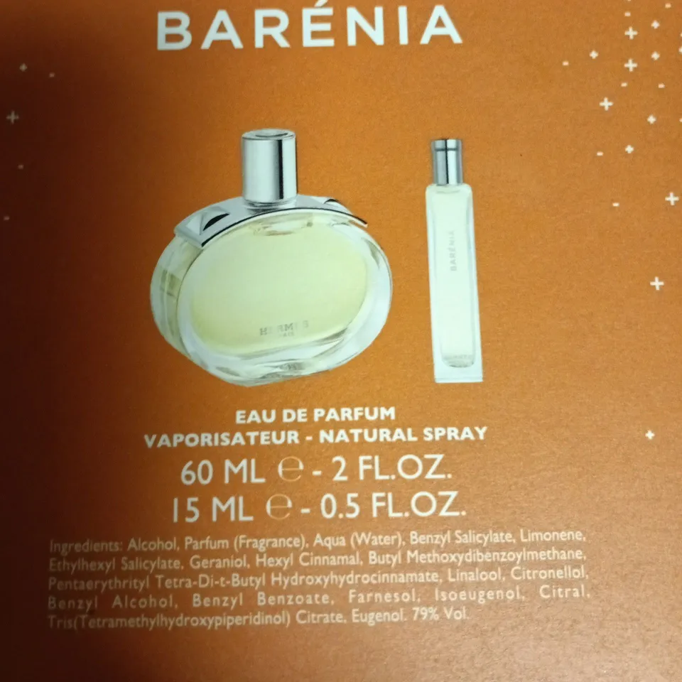 BARÉNIA EAU DE PARFUM GIFT SET – 60 ML + 15 ML 