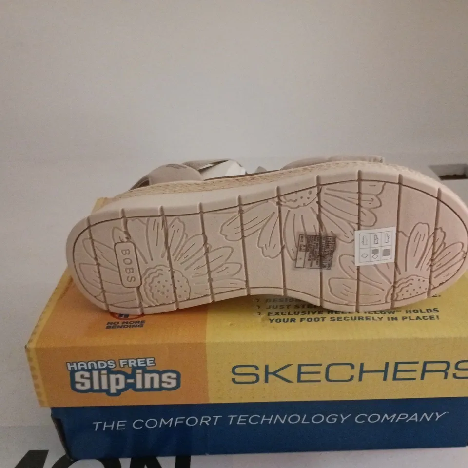 SKECHERS BOBS SUN RAY UK 4.5 SANDALS BOXED