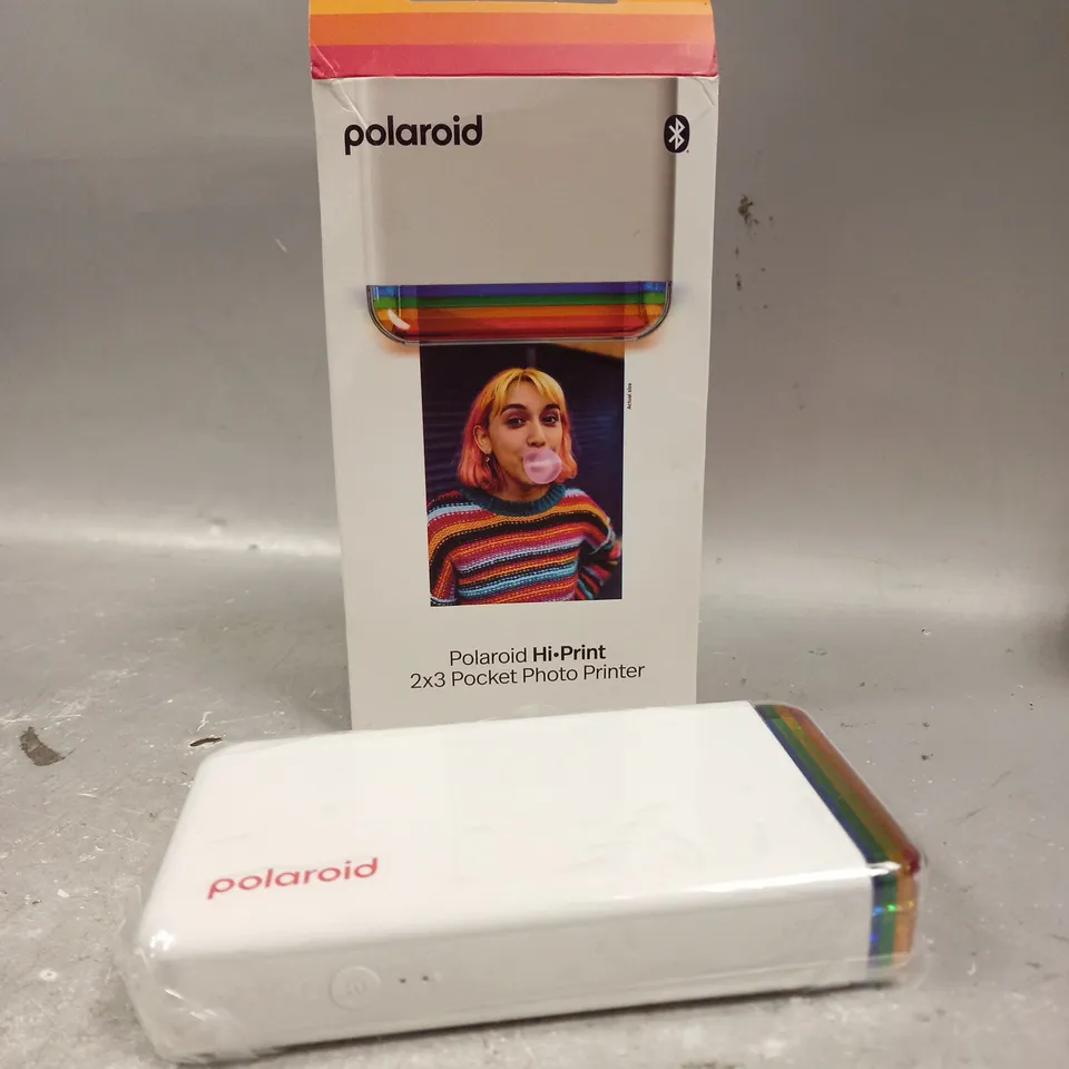 POLAROID HI·PRINT 2×3 POCKET PHOTO PRINTER - WHITE RRP £89.99