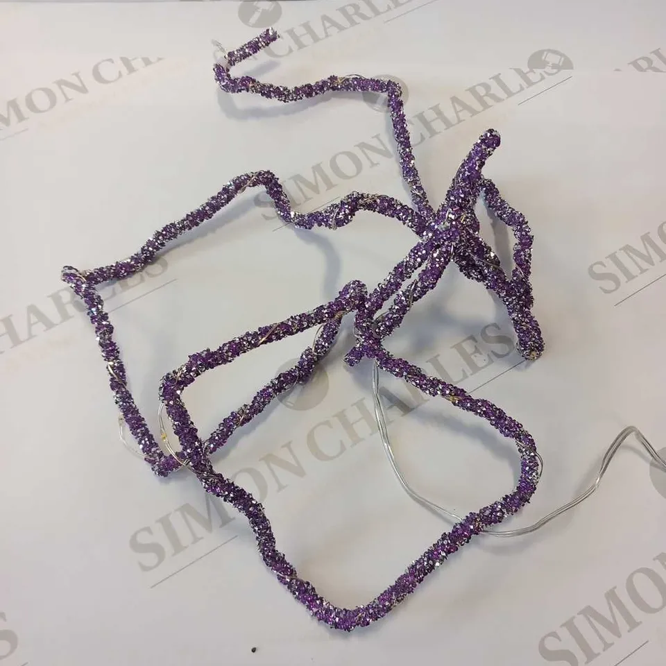 10 BRAND NEW BOXED ALISON AT HOME EVERYDAY ELEGANCE ALISON CORK SET OF THREE 2M PRE LIT GLITTER ROPE LIGHT STRANDS