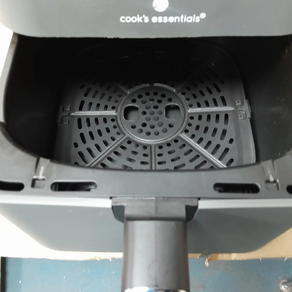 COOK'S ESSENTIALS 5.8L AIR FRYER IN SLATE GREY