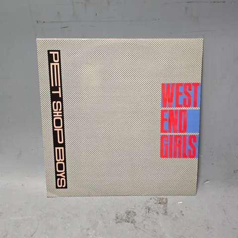 PET SHOP BOYS WEST END GIRLS VINYL