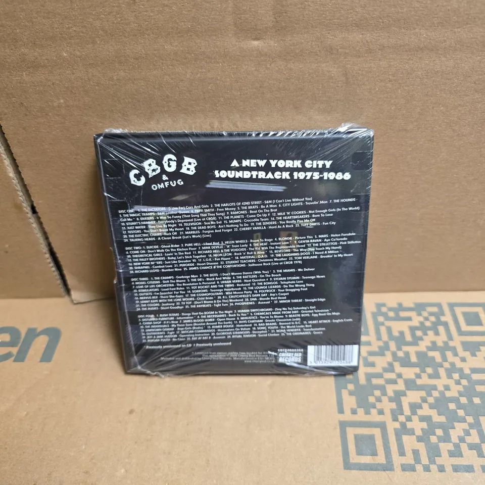 CBGB & OMFG! A NEW YORK CITY SOUNDTRACK 1975-1986 – 2-CD BOX SET (SEALED)