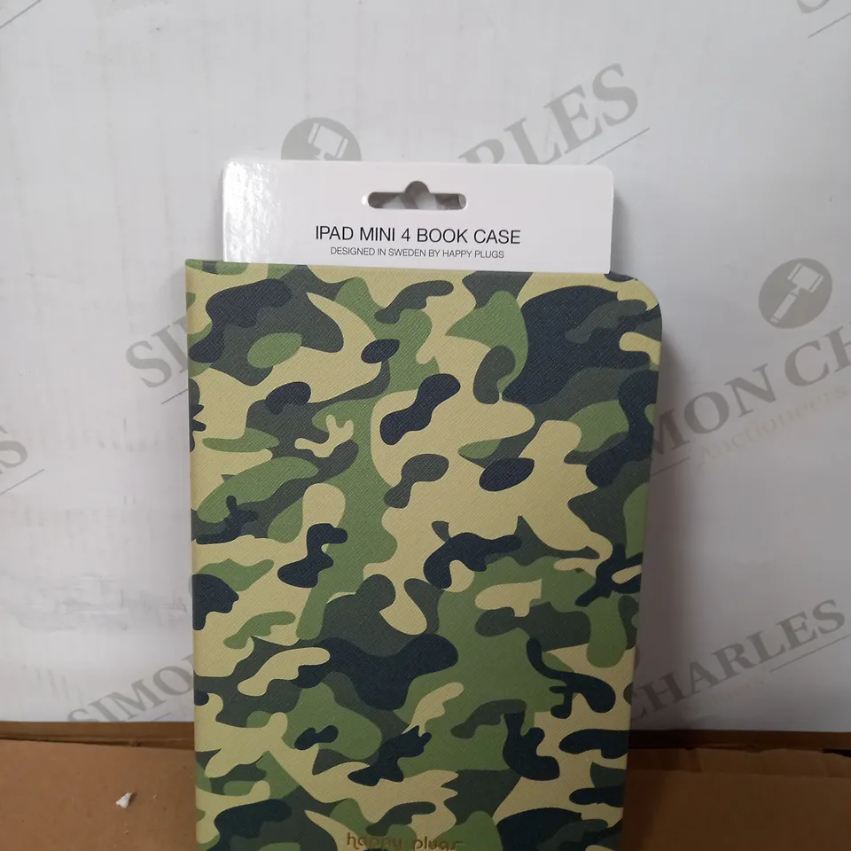 LOT OF 10 HAPPY PLUGS IPAD MINI 4 BOOK CASES - CAMO