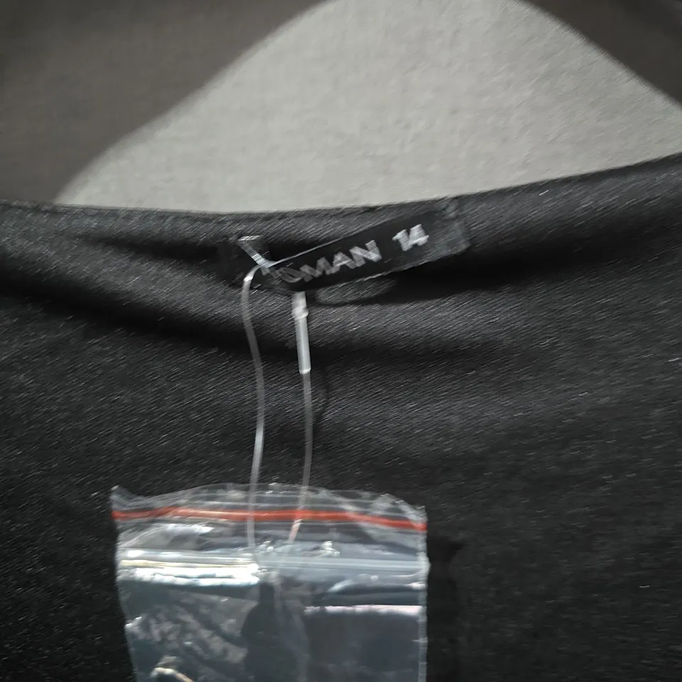 ROMAN BLACK WOMEN'S BLOUSE, UK SIZE 14