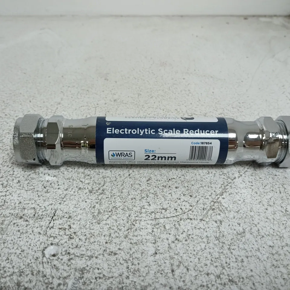 PLUMBRIGHT 22MM COMPRESSION ELECTROLYTIC SCALE REDUCER PBE/22/CPS