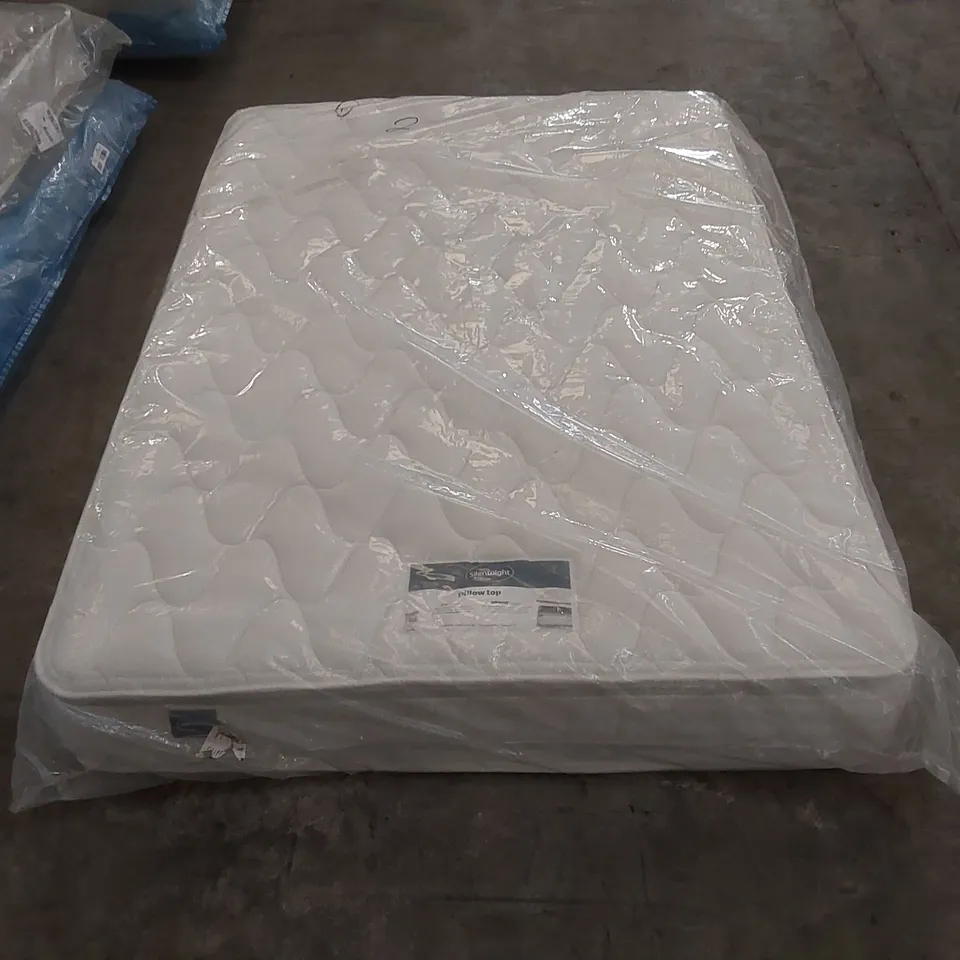 QUALITY BAGGED 4'6" DOUBLE SILENTNIGHT MIRACOIL SPRUNG PIPPA ULTIMATE PILLOWTOP FIRM MATTRESS RRP £429