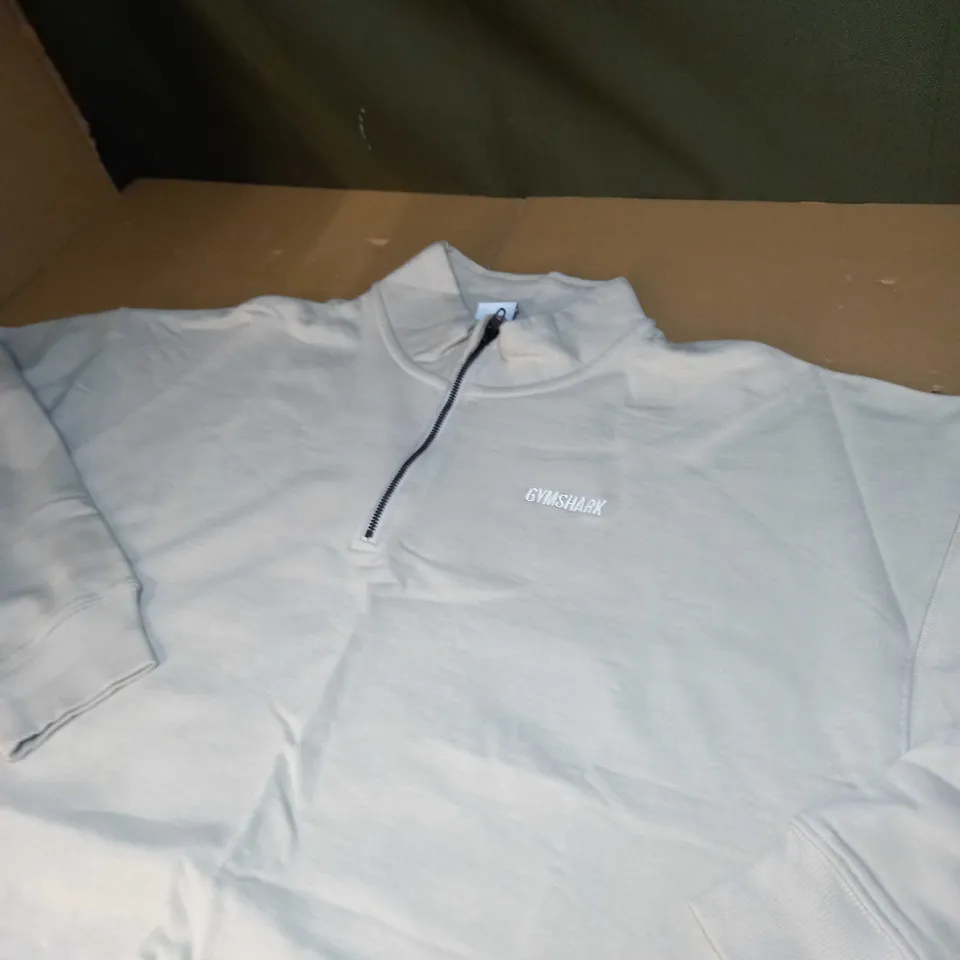 GYMSHARK 1/4 ZIPPED JUMPER SIZE L