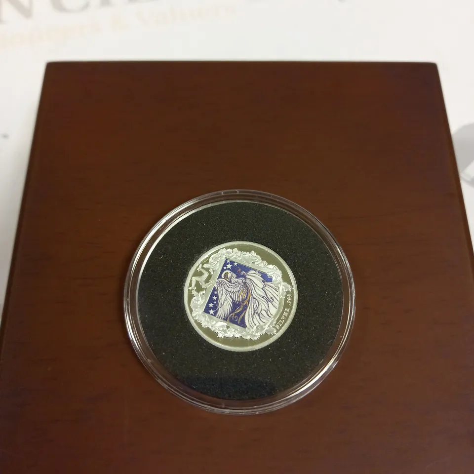 BOXED BRITISH ISLES 2022 CHRISTMAS SILVER PROOF SOVEREIGN 