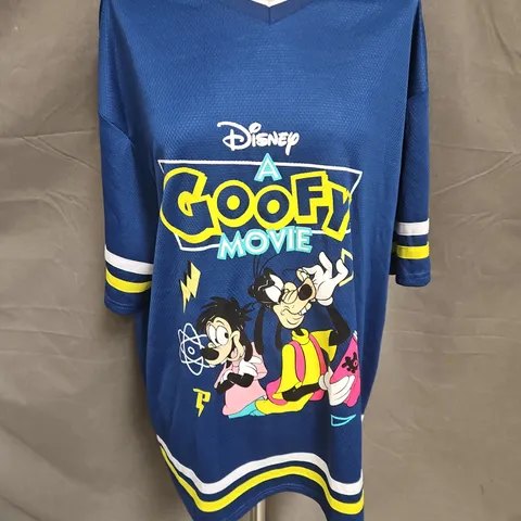 DISNEY A GOOFY MOVIE JERSEY IN BLUE MULTI SIZE XL