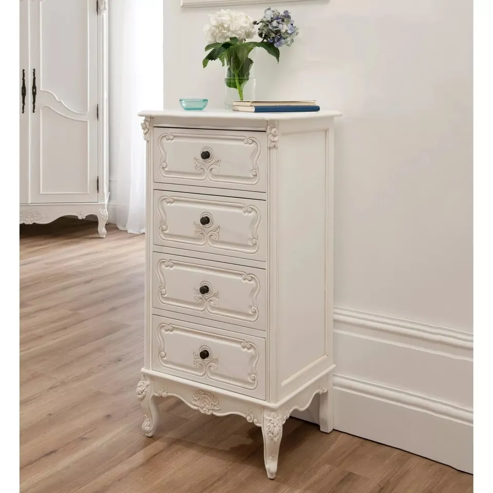 BRAND NEW BAROQUE ANTIQUE FRENCH STYLE TALLBOY CHEST