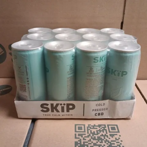 SKIP COLD PRESSED CBD MULTIPACK (12 X 250ML CANS)