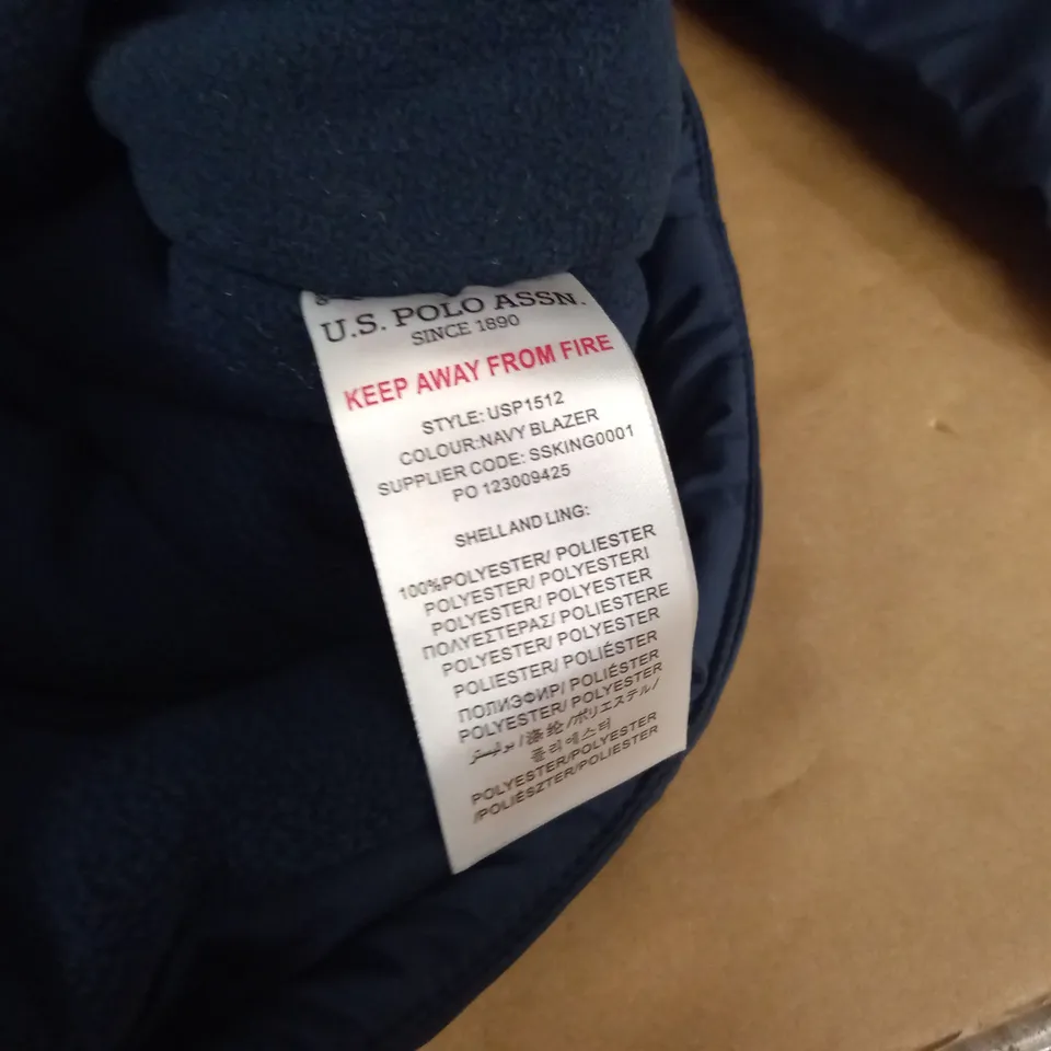 U.S. POLO ASSN NAVY BLAZER - 12/13 YEARS