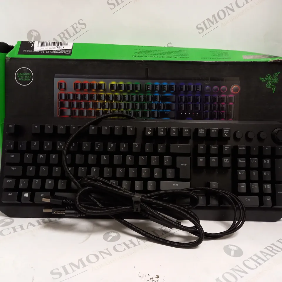 BOXED RAZER BLACK WIDOW ELITE MECHANICAL KEYBOARD 