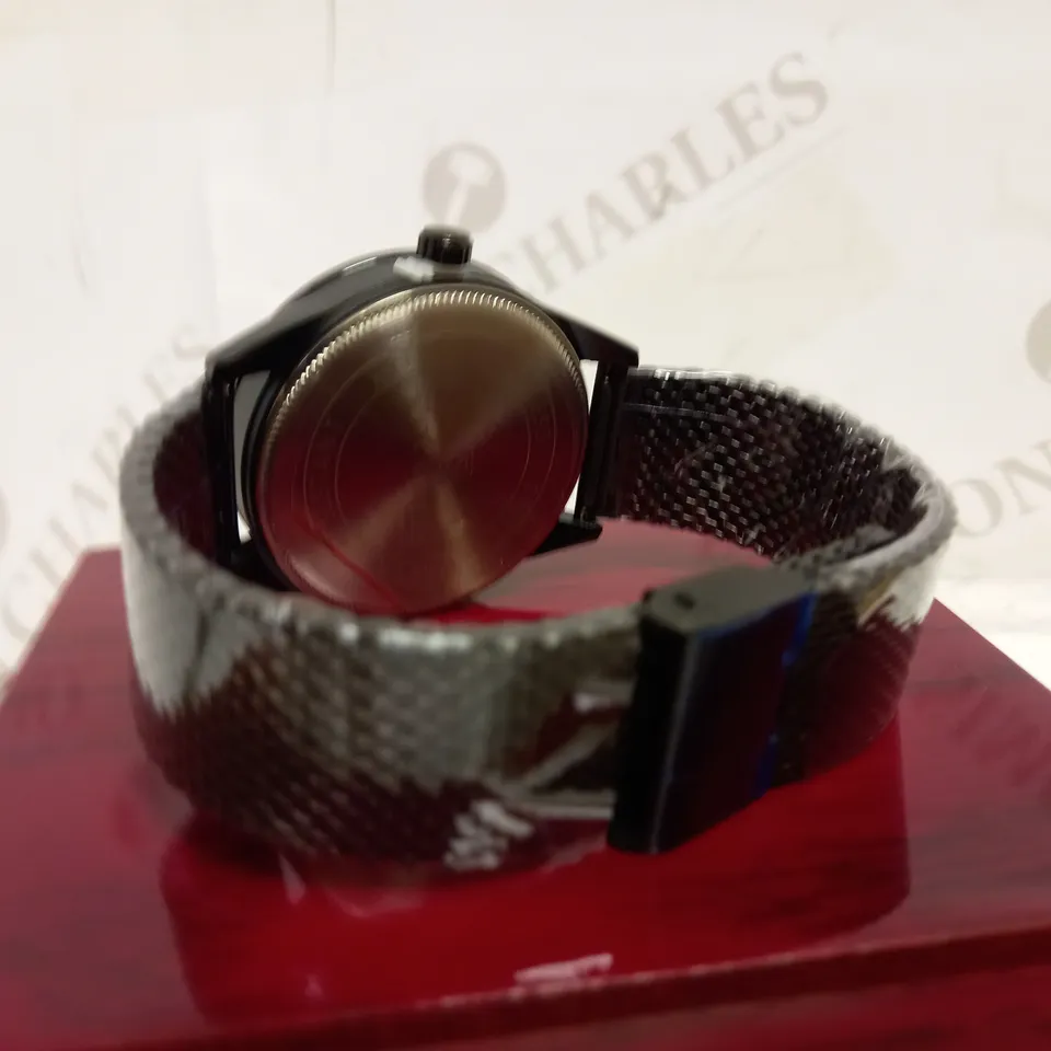STOCKWELL DATE DIAL MESH STRAP WRISTWATCH RRP £650