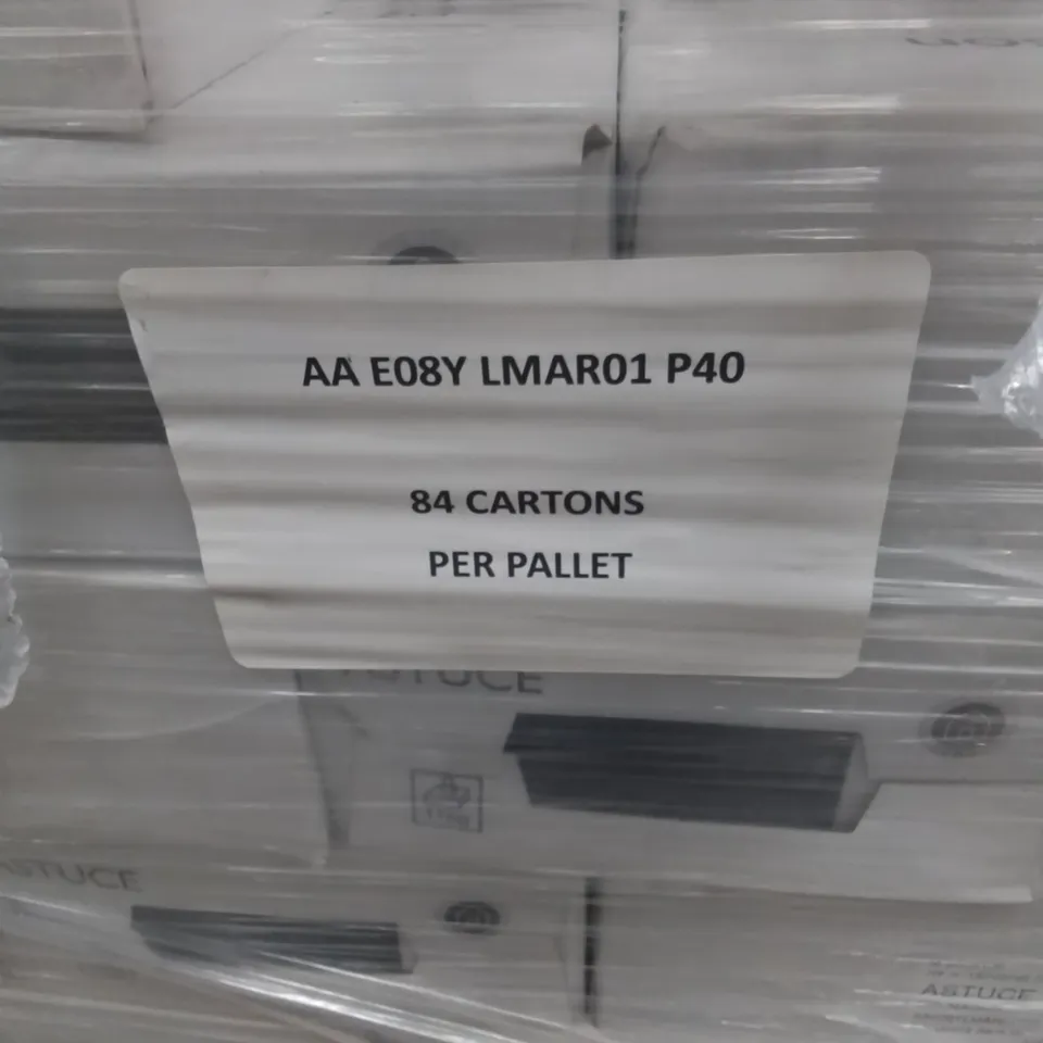 PALLET TO CONTAIN APPROX. 84 X PACKS OF BRAND NEW ASTUCE COLLECTION MAISON DANS LAIR TILES - 40 PER BOX // TILE SIZE: 197 X 97 X 6.5MM