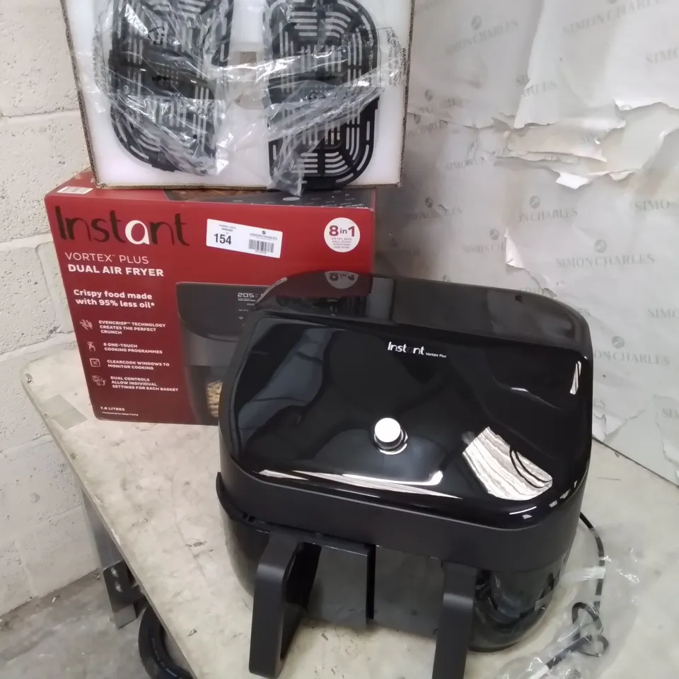 BOXED INSTANT VORTEX 8 IN 1 PLUS DOUBLE AIR FRYER 7.6L 