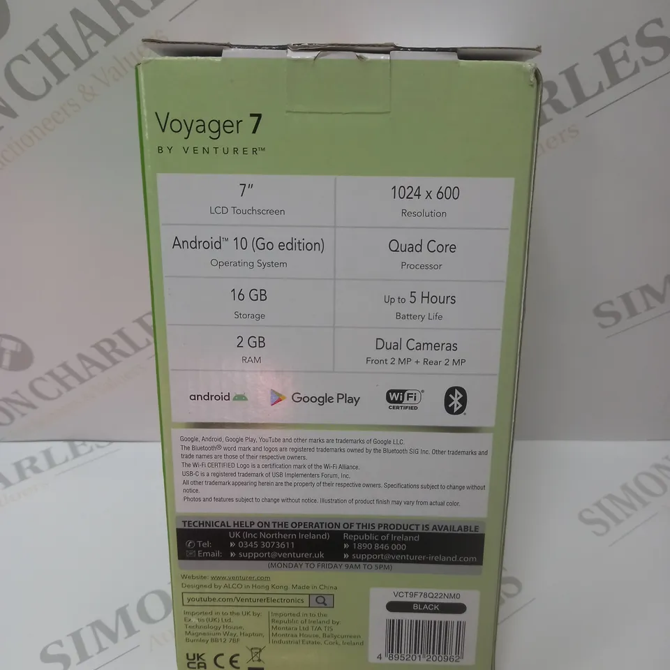 BRAND NEW BOXED VENTURER VOYAGER 7 TABLET