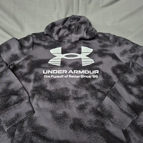 UNDER ARMOUR GRAPHIC LOGO HOODY SIZE L