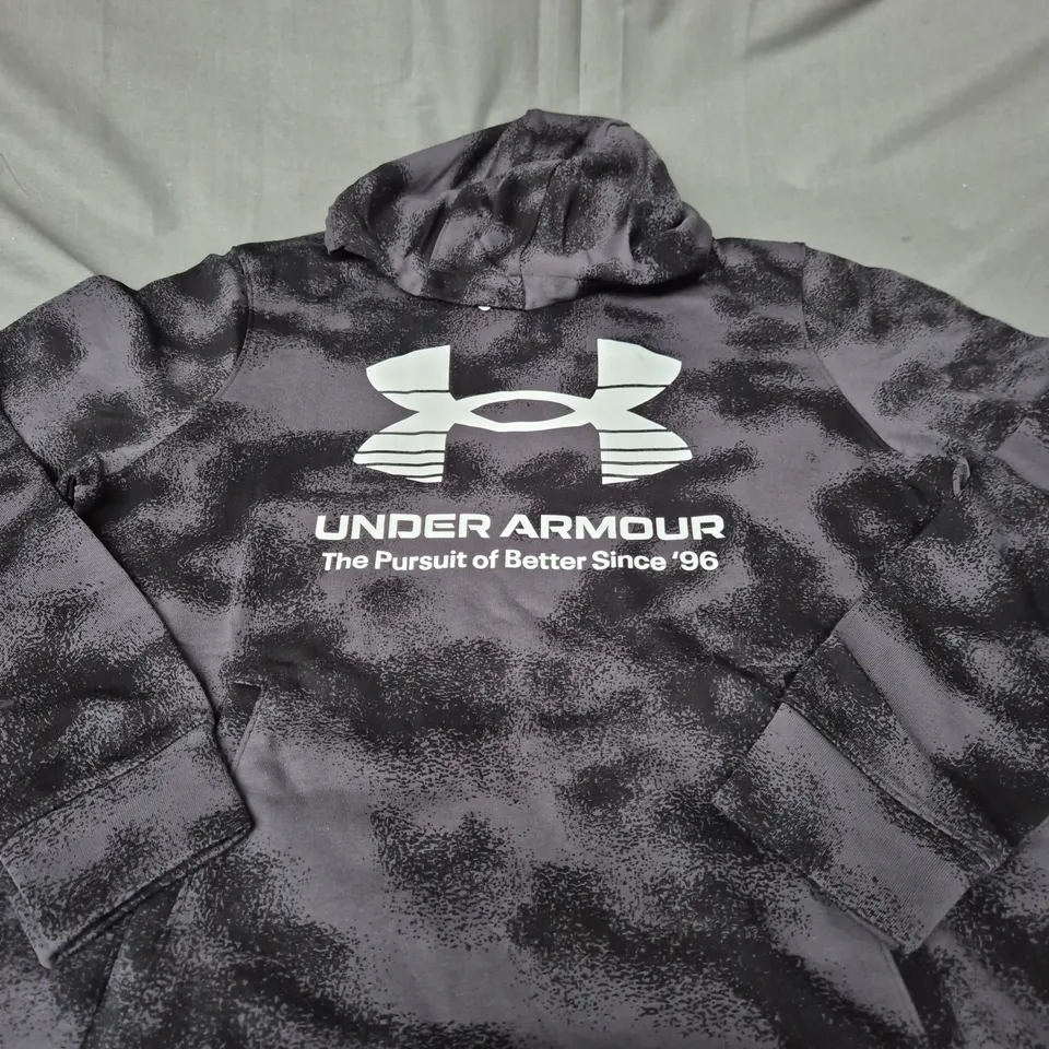 UNDER ARMOUR GRAPHIC LOGO HOODY SIZE L