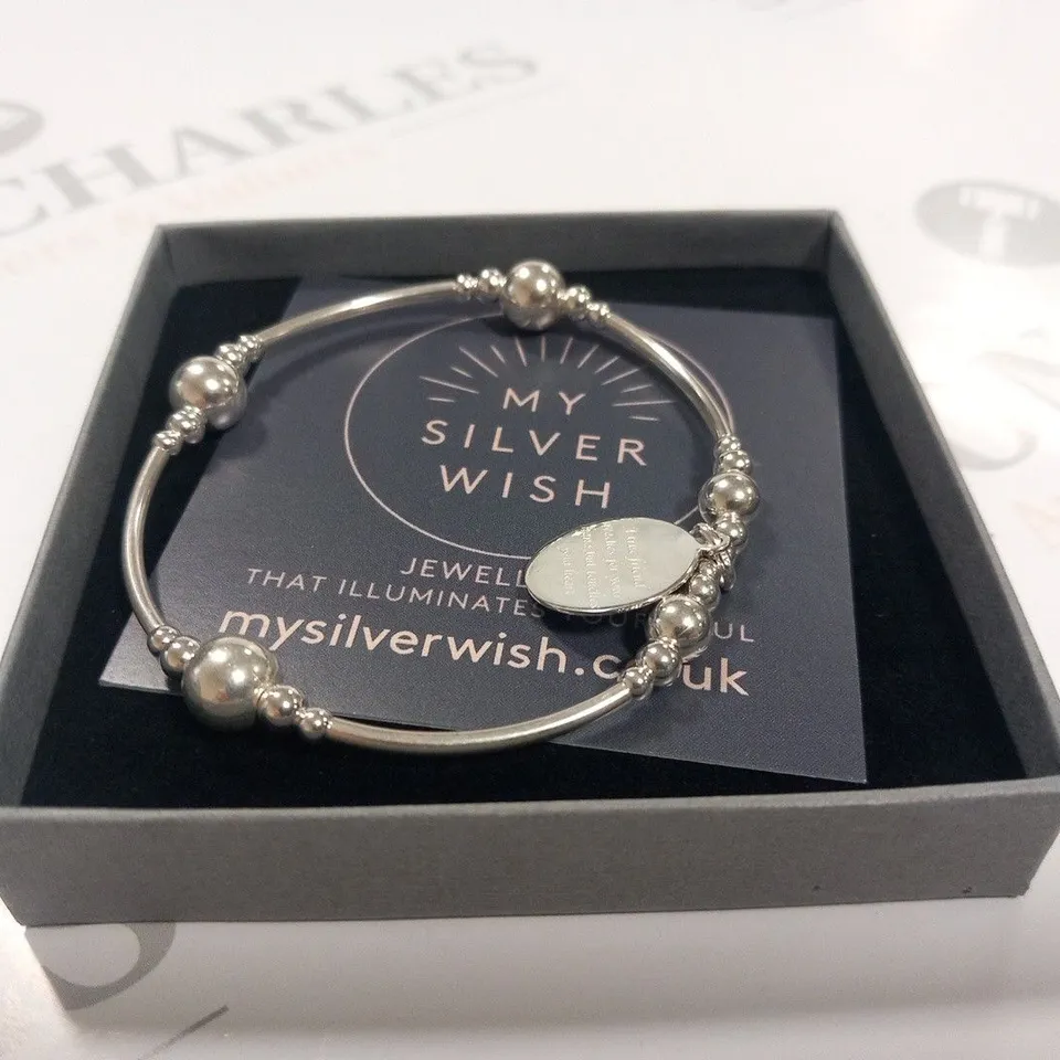 BOXED MY SILVER WISH FRIENDSHI BRACELET