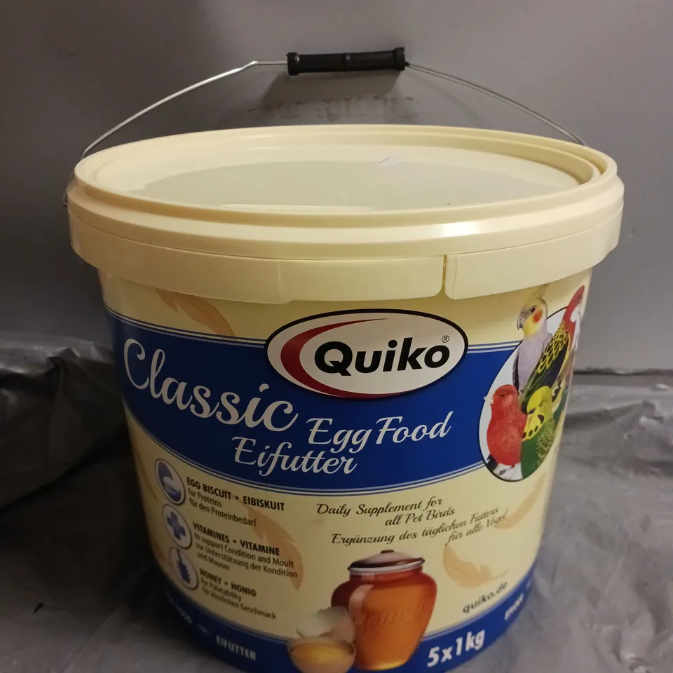 QUIKO CLASSIC EGG FOOD FOR ALL PET BIRDS 5KG