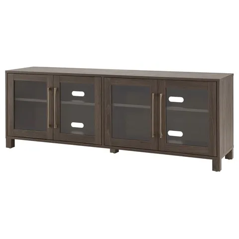 BOXED QUINCY TV STAND FOR TVS UP TO 80" - BROWN (1 BOX)