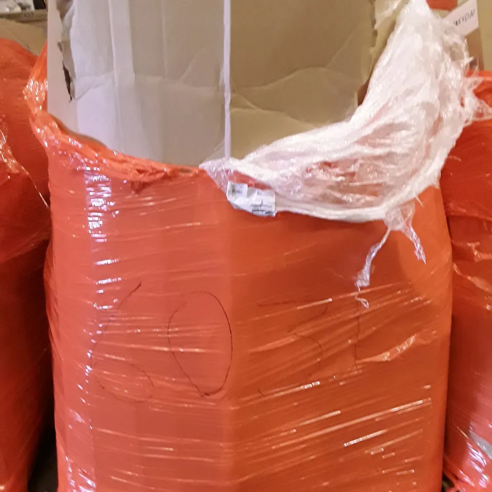 PALLET OF ASSORTED PRODUCTS INCLUDING STOREMIC TOILET SEAT, AIR FRYER, LAUNDRY BASKET, BLADELESS PURIFIER & HEATER FAN, PINE DOUBLE BED, STAINLESS STEEL FAUCET