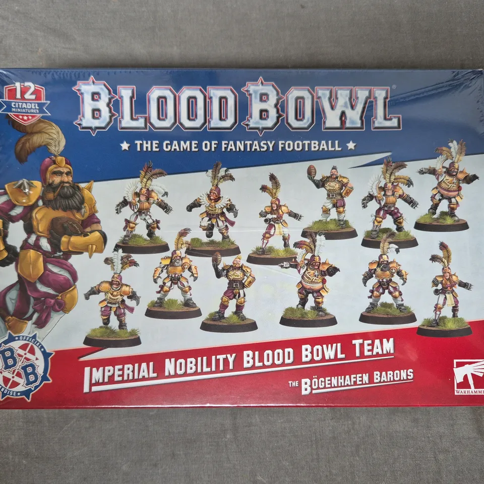 SEALED WARHAMMER IMPERIAL NOBILITY BLOOD BOWL TEAM