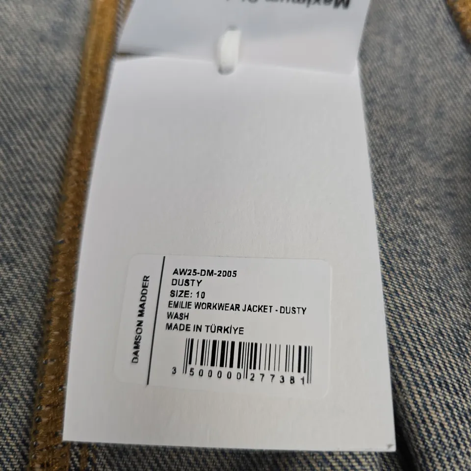 DAMSON MADDER EMILIE WORKWEAR JACKET – DUSTY, UK 10