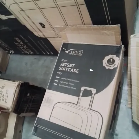 BOXED LUGG 40CM JETSET SUITCASE IVORY 